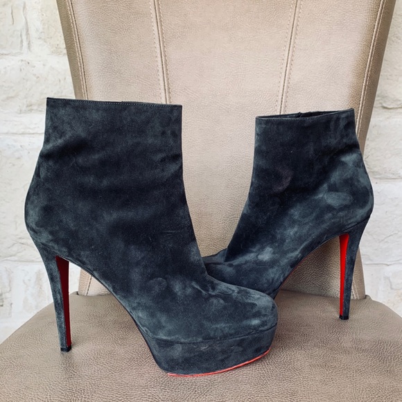 ❌SOLD❌Christian Louboutin Bianca 120 Booty Gray 40